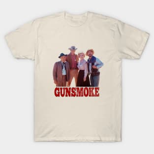 Gunsmoke - Group Shot - Classic Tv Western T-Shirt